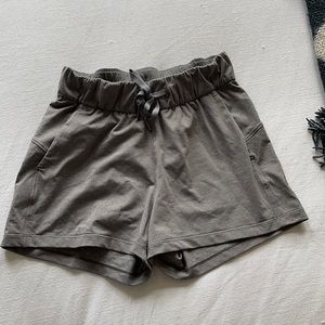 Size 2 gray lululemon shorts